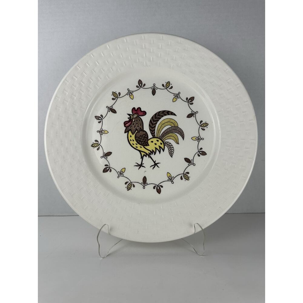 Golden Rooster WW Country Chicken Decor Dinner Plate Replacement China